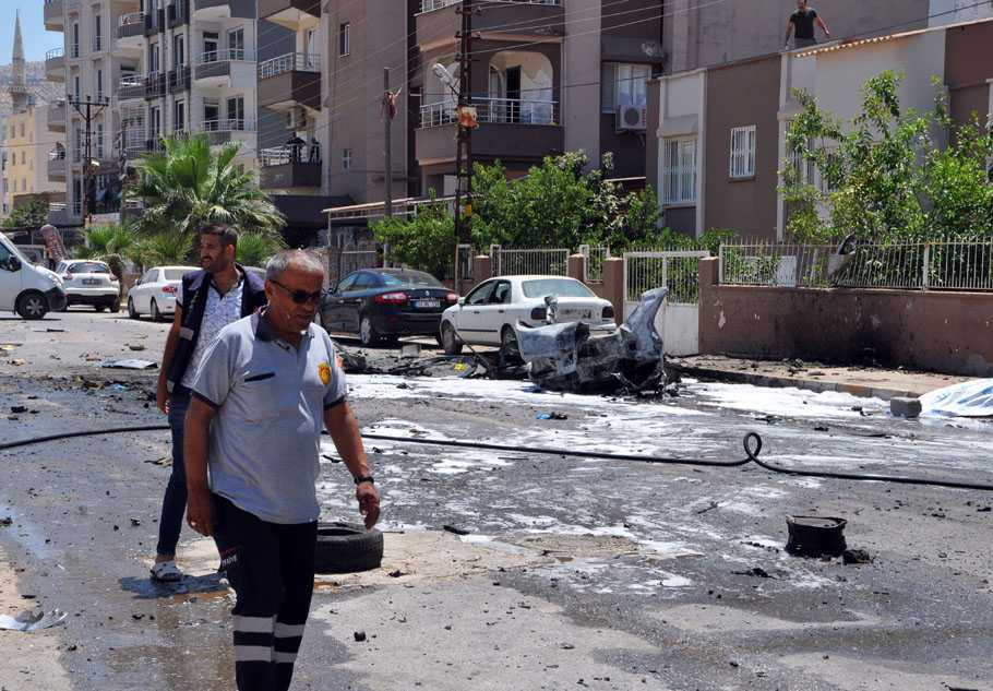 Hatay Reyhanlı'daki Patlamadan İlk Görüntüler
