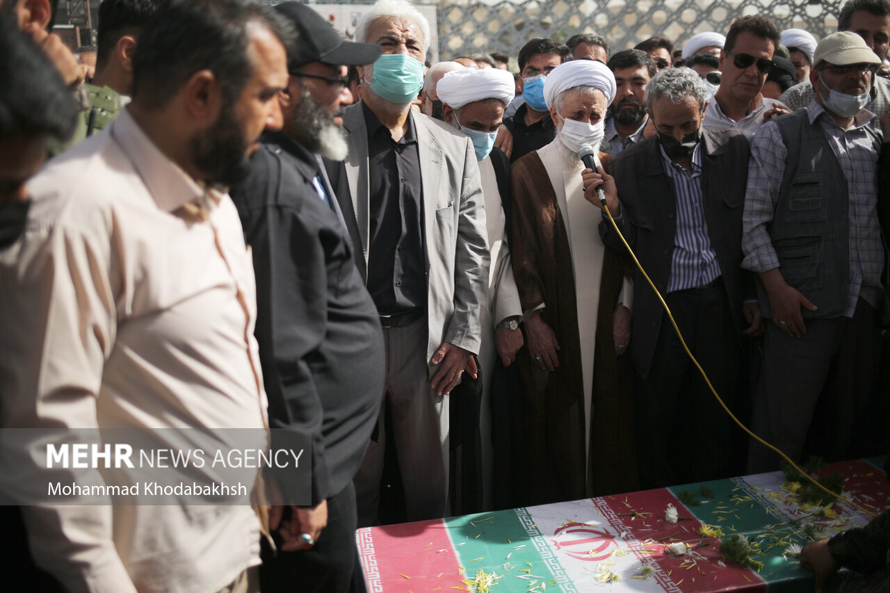 Tahran'da Şehit Hodayi İçin Cenaze Töreni